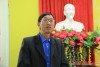 Đồng chí Nguyễn Văn Nghĩa  Chủ tịch Hội Chữ thập đỏ huyện phát biểu tại hội nghị  JPG